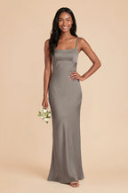 Noelle Quartz front view bridesmaid dress