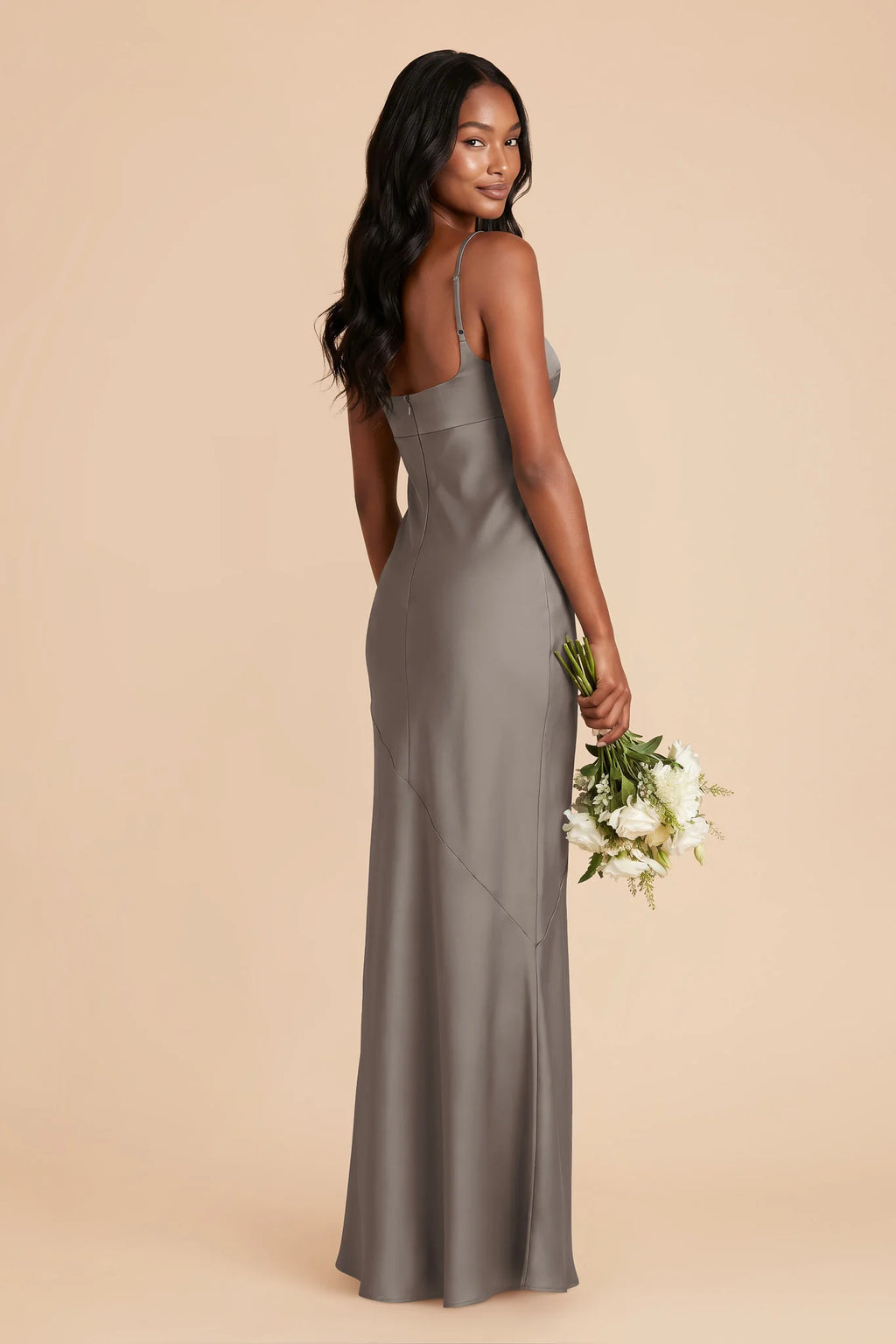 Noelle Quartz alternate view 2 bridesmaid dress