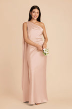 Ariadne Rose Gold alternate view 1 bridesmaid dress