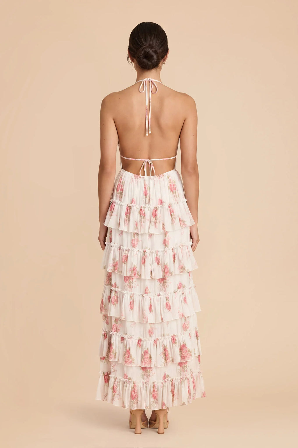 Isadora Rose Multi back view bridesmaid dress