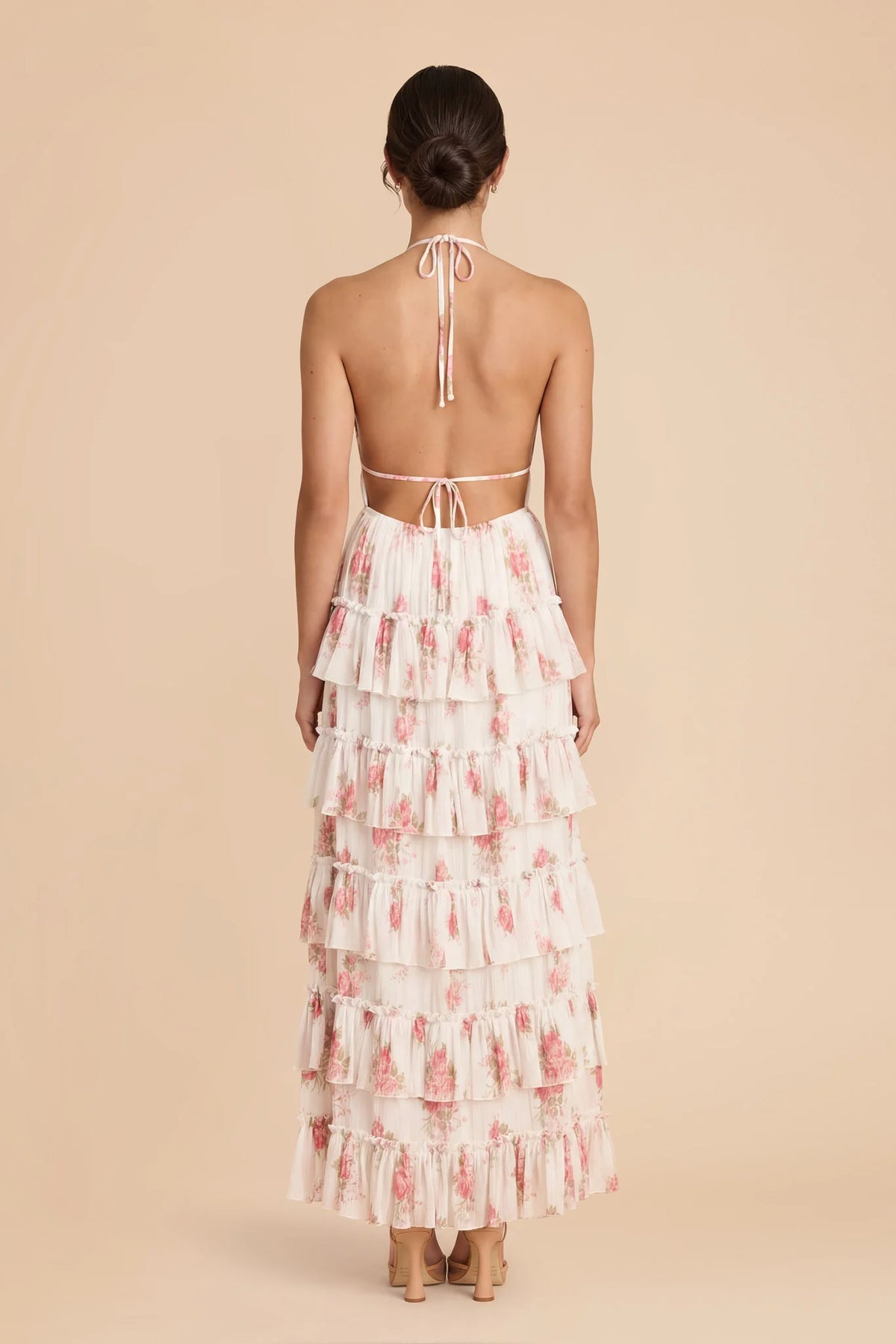 Isadora Rose Multi back view bridesmaid dress