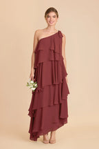 Marisol Rosewood front view bridesmaid dress