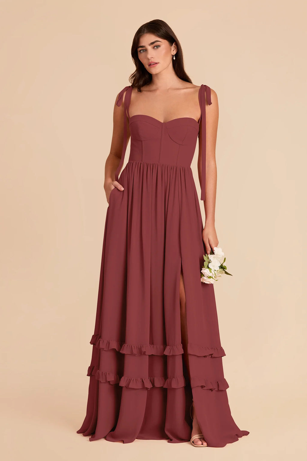 Daphne Rosewood alternate view 2 bridesmaid dress