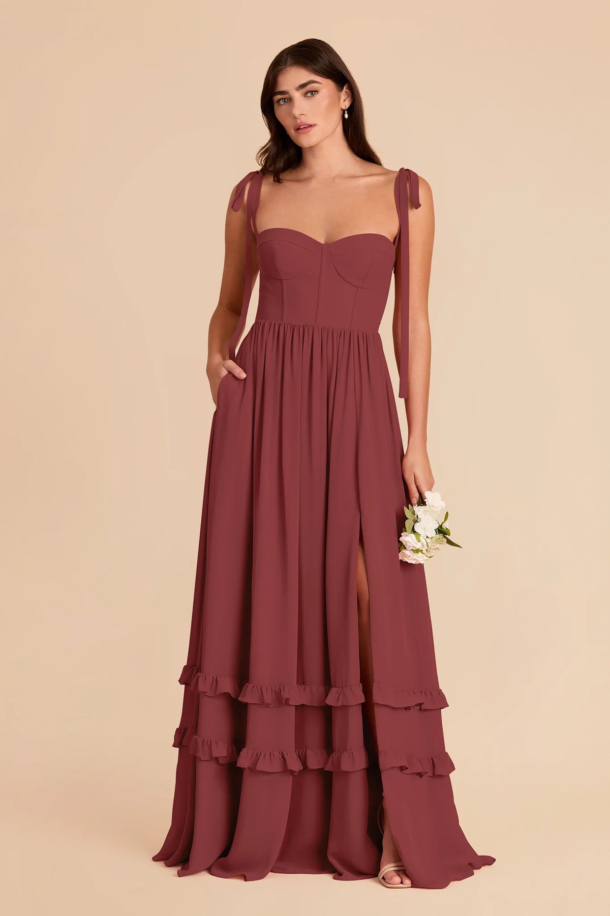 Daphne Rosewood alternate view 2 bridesmaid dress