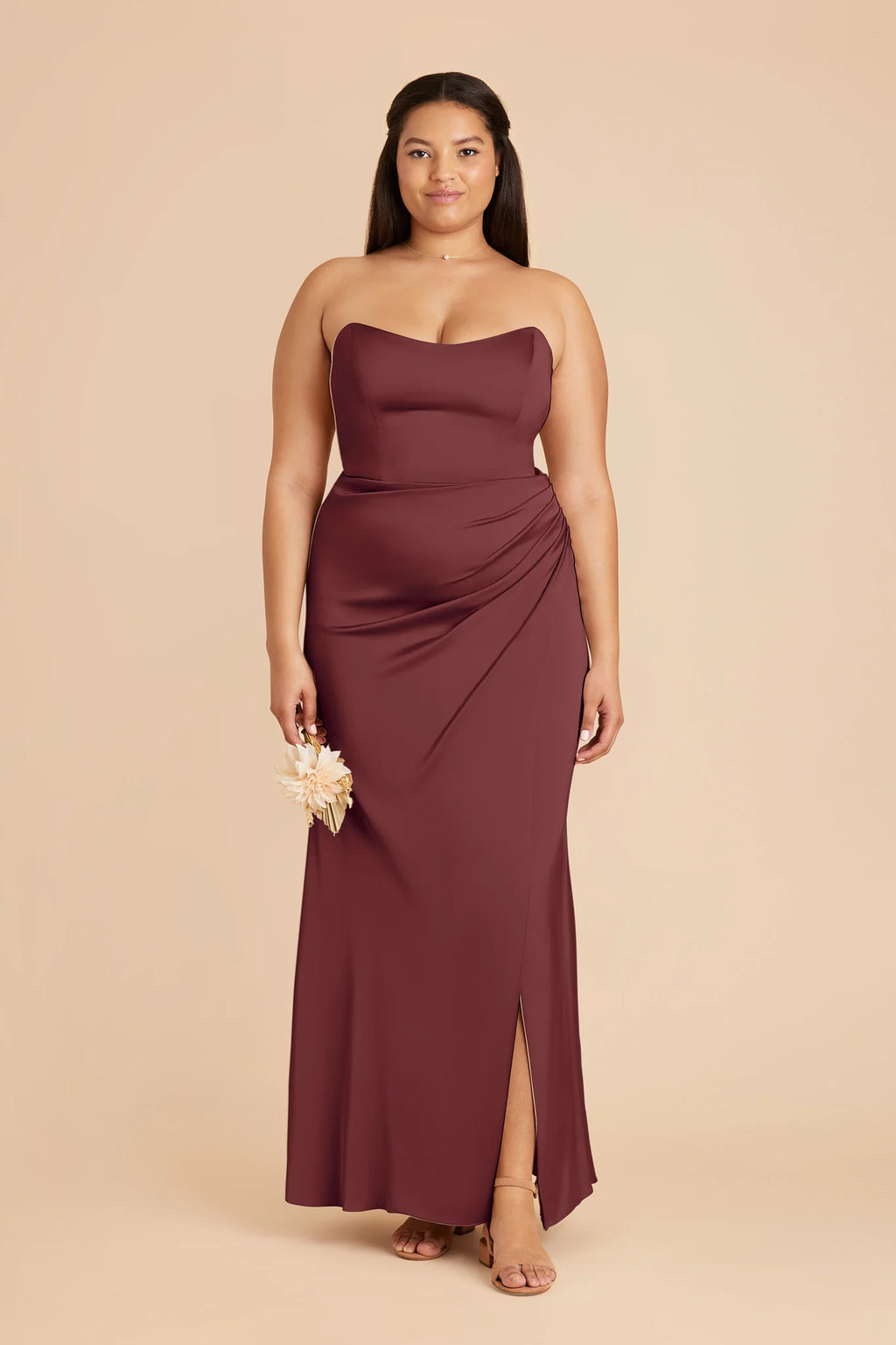 Lucienne Rosewood alternate view 1 bridesmaid dress
