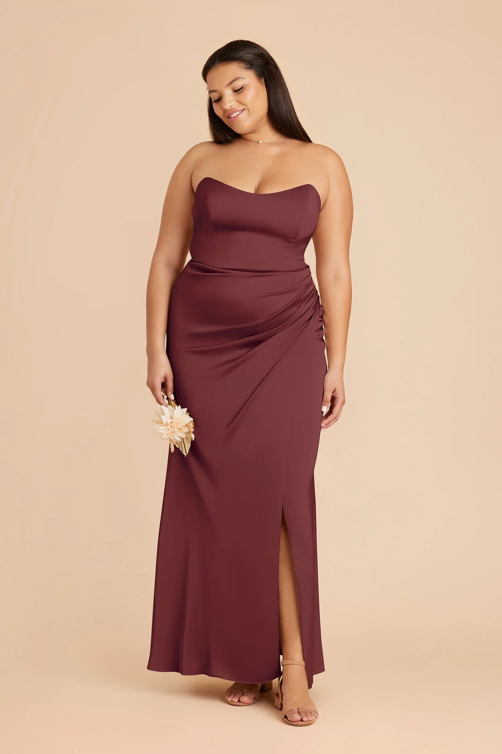 Lucienne Rosewood alternate view 5 bridesmaid dress