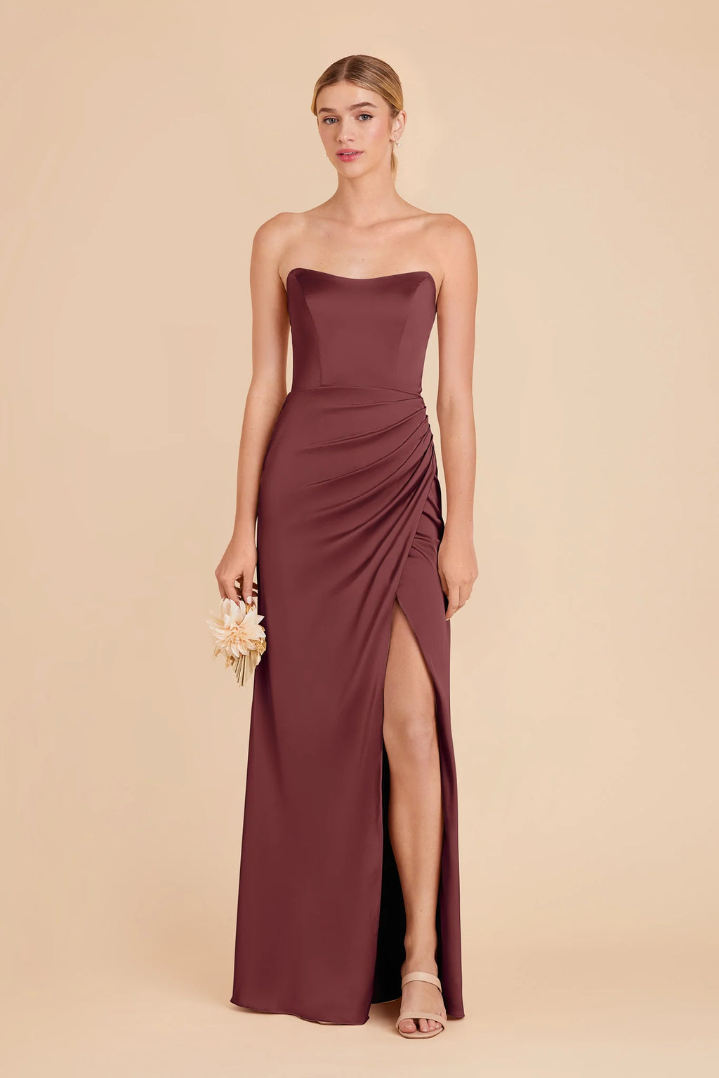 Lucienne Rosewood alternate view 2 bridesmaid dress