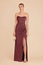 Lucienne Rosewood alternate view 2 bridesmaid dress