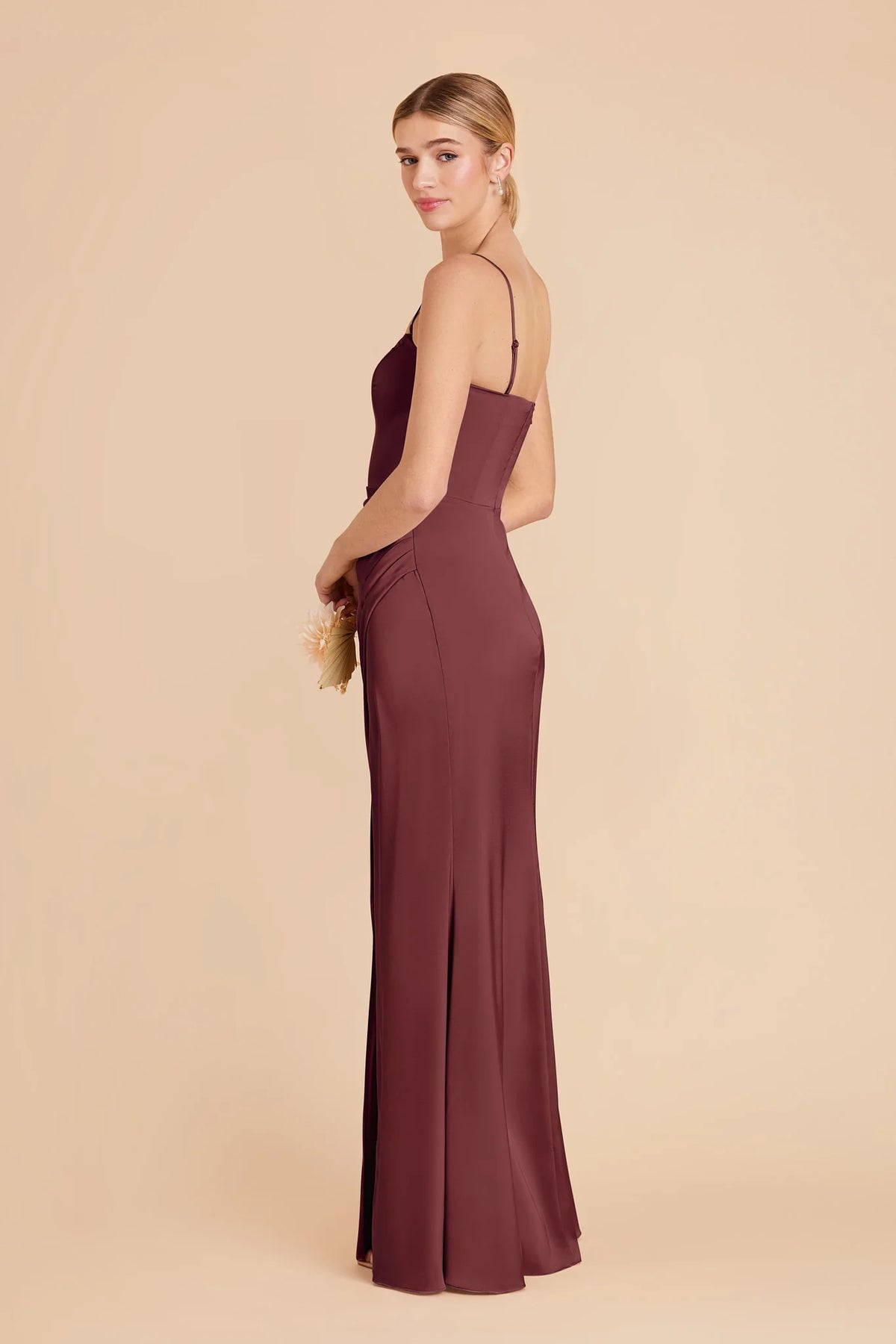 Lucienne Rosewood alternate view 3 bridesmaid dress