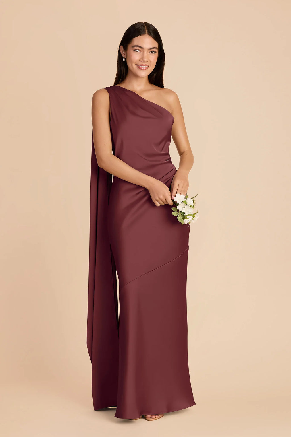Ariadne Rosewood alternate view 1 bridesmaid dress