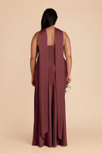 Camille Rosewood back view bridesmaid dress