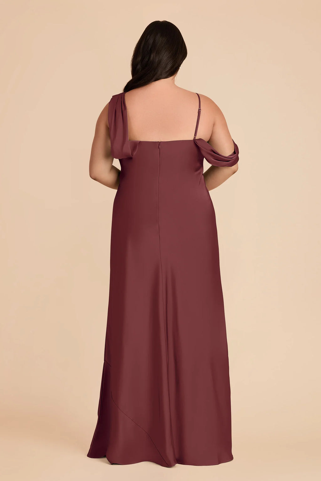 Thalia Rosewood back view bridesmaid dress