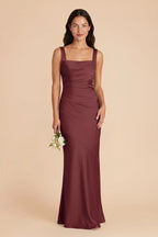 Colette Rosewood front view bridesmaid dress