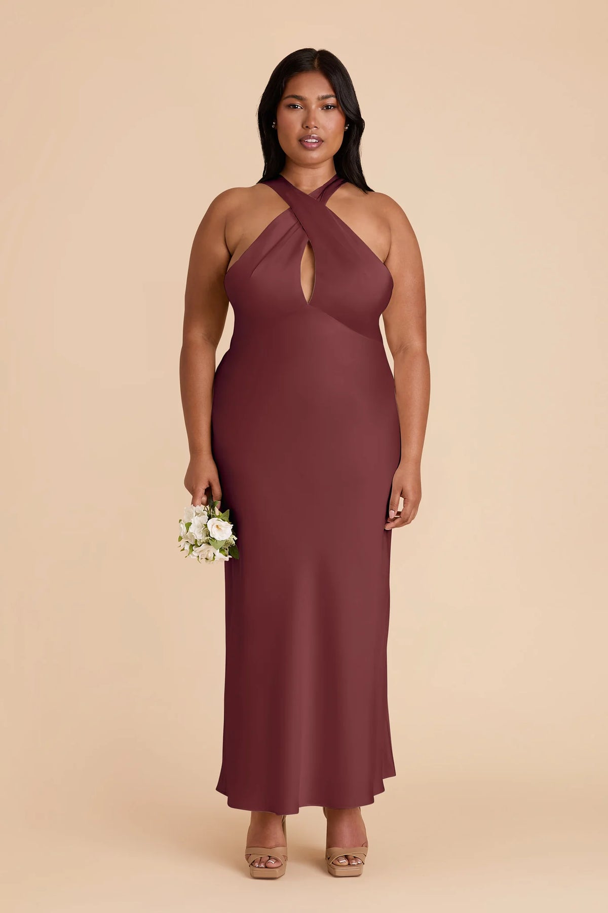 Seraphine Rosewood alternate view 1 bridesmaid dress