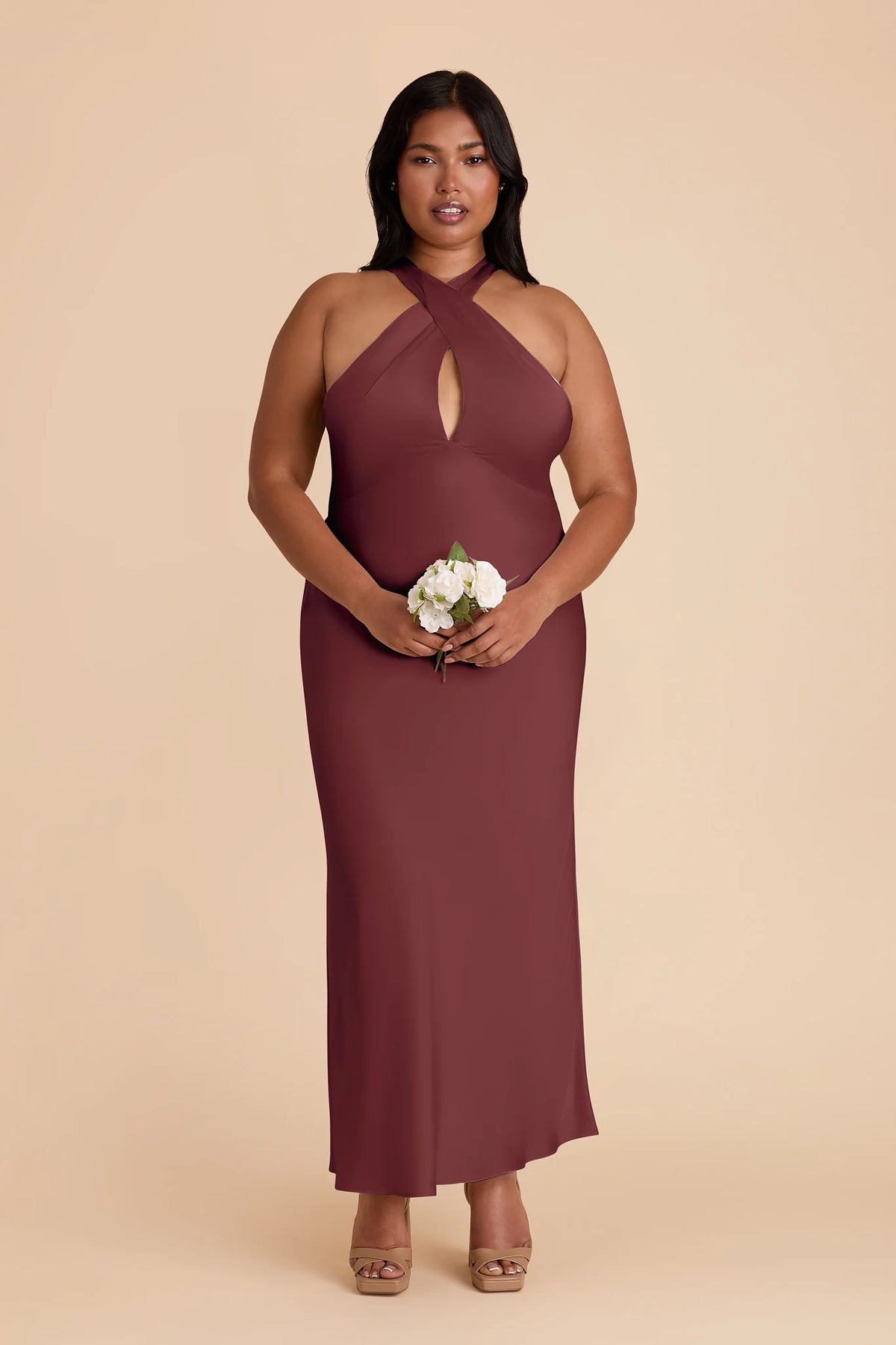 Seraphine Rosewood alternate view 5 bridesmaid dress