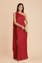 Ariadne Ruby Red alternate view 1 bridesmaid dress