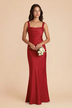 Colette Ruby Red alternate view 1 bridesmaid dress