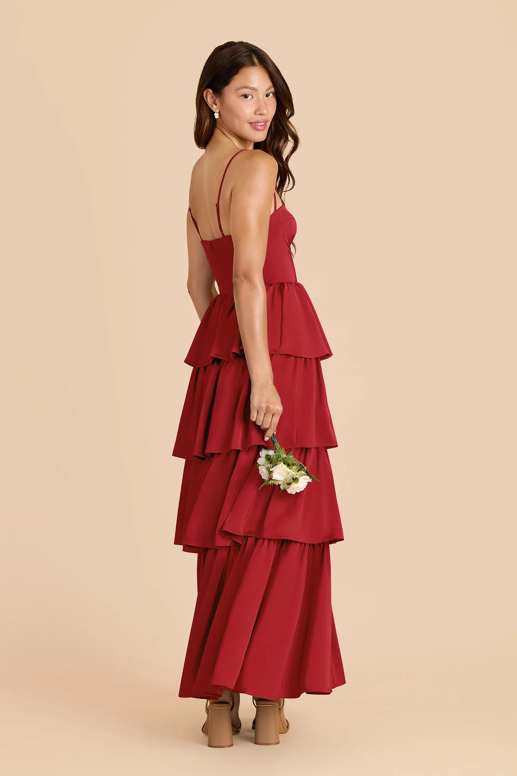 Calista Ruby Red alternate view 2 bridesmaid dress