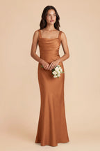 Colette Rust alternate view 1 bridesmaid dress
