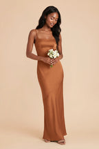 Noelle Rust alternate view 1 bridesmaid dress
