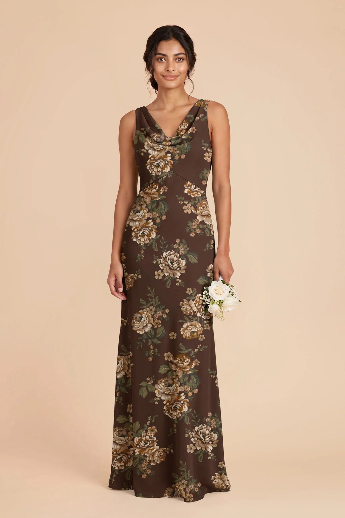 Odette Rustic Meadows front view bridesmaid dress