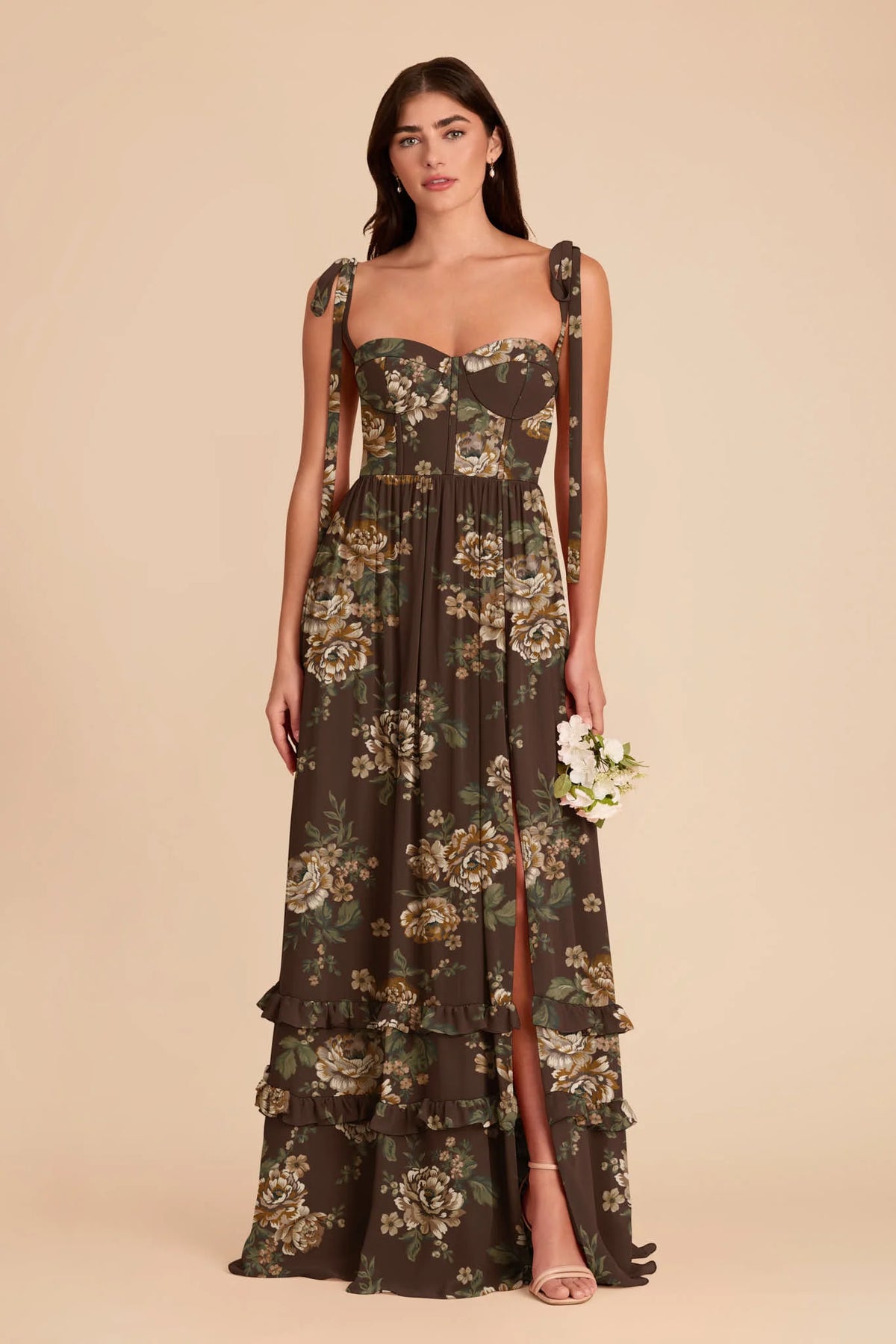 Daphne Rustic Meadows front view bridesmaid dress