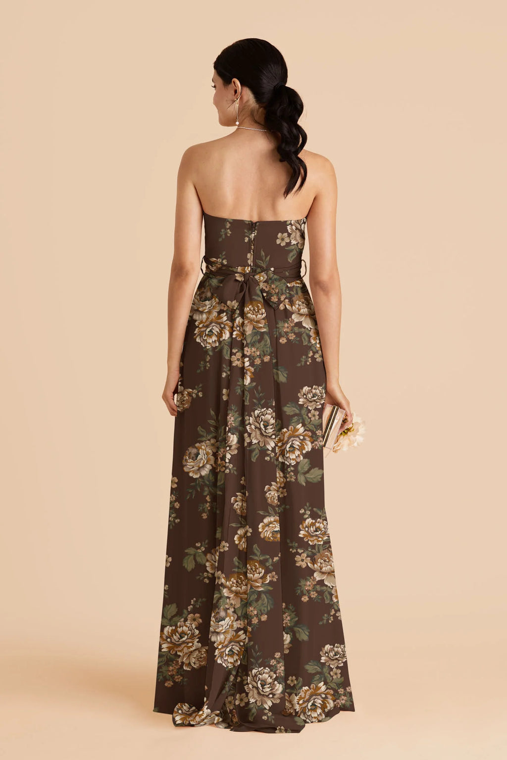 Elodie Rustic Meadows back view bridesmaid dress