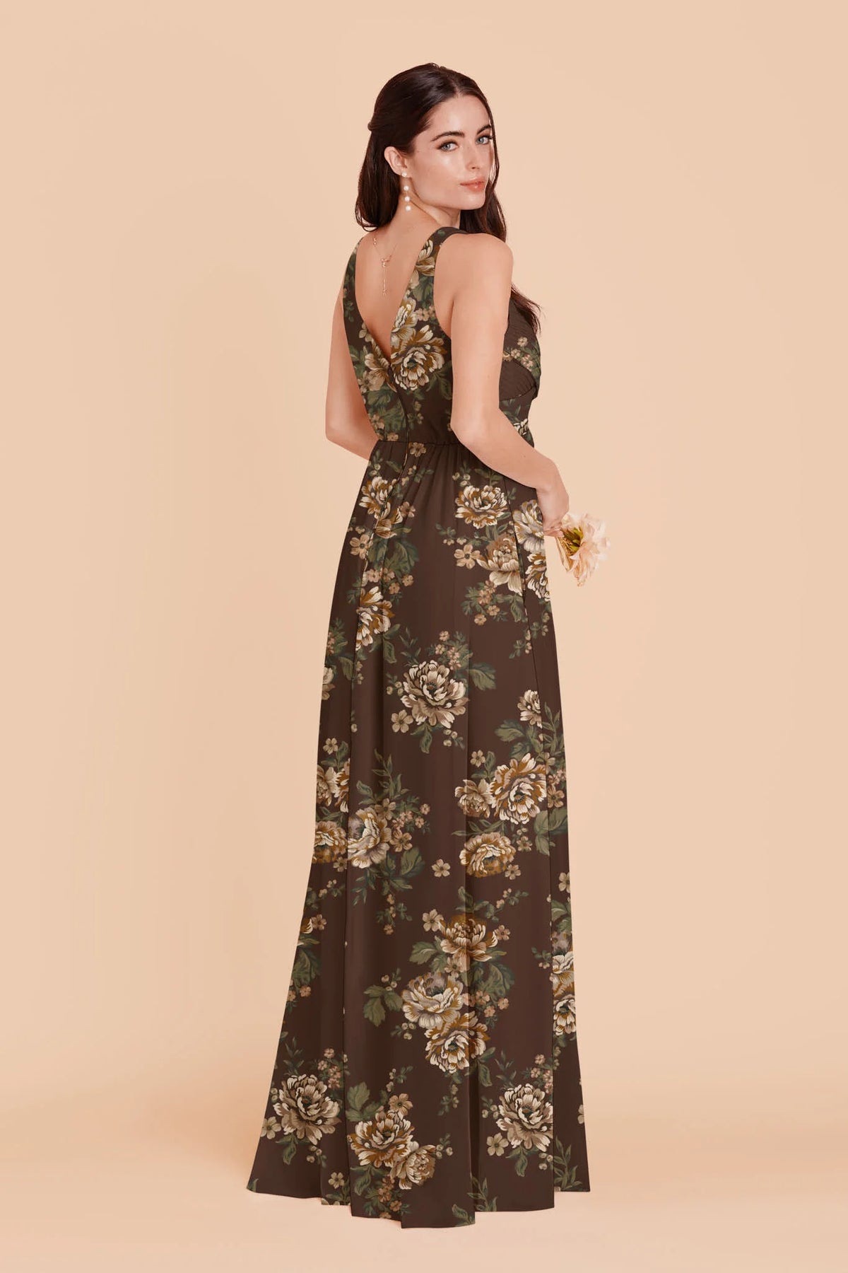 Annelise Rustic Meadows back view bridesmaid dress