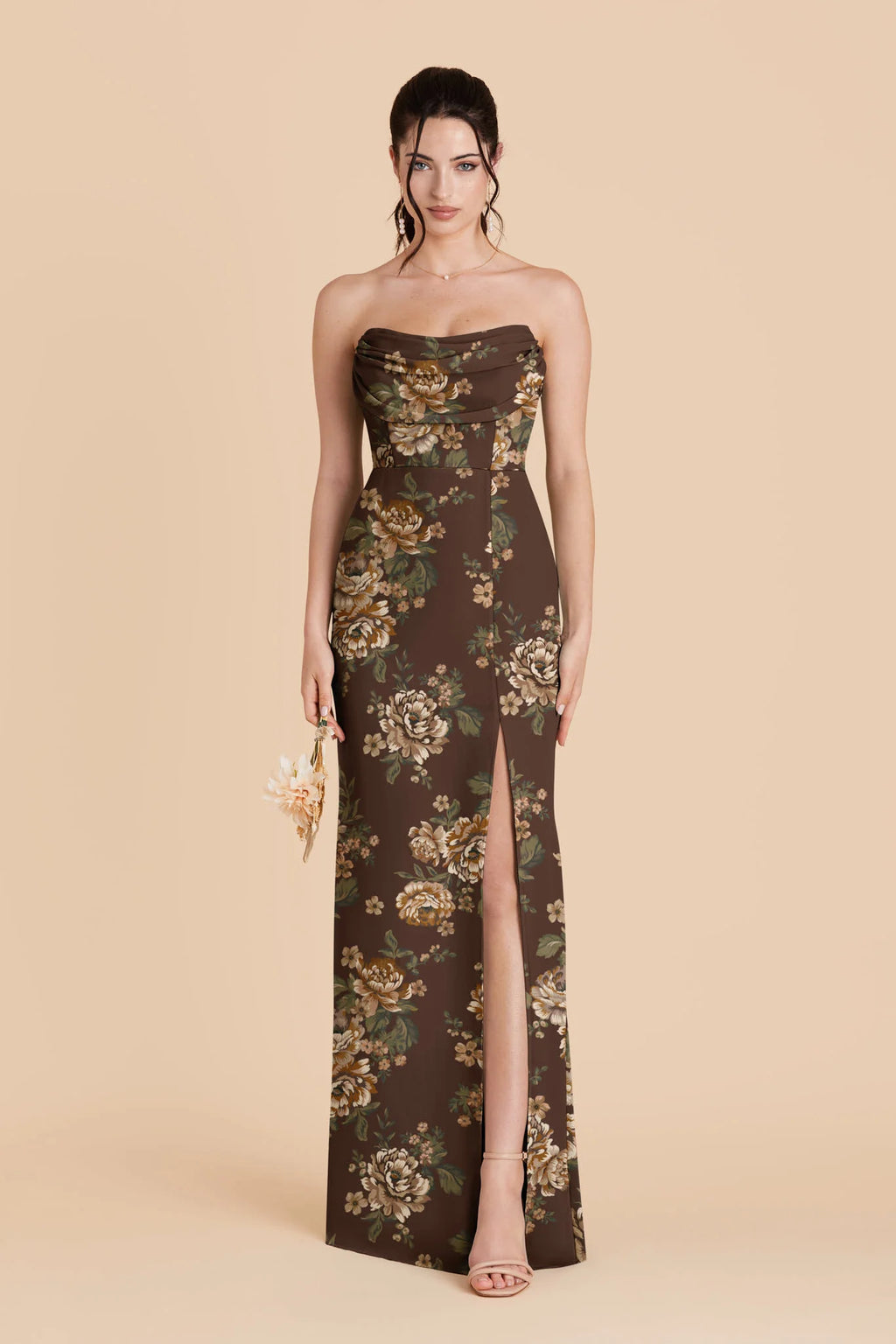 Odessa Rustic Meadows front view bridesmaid dress