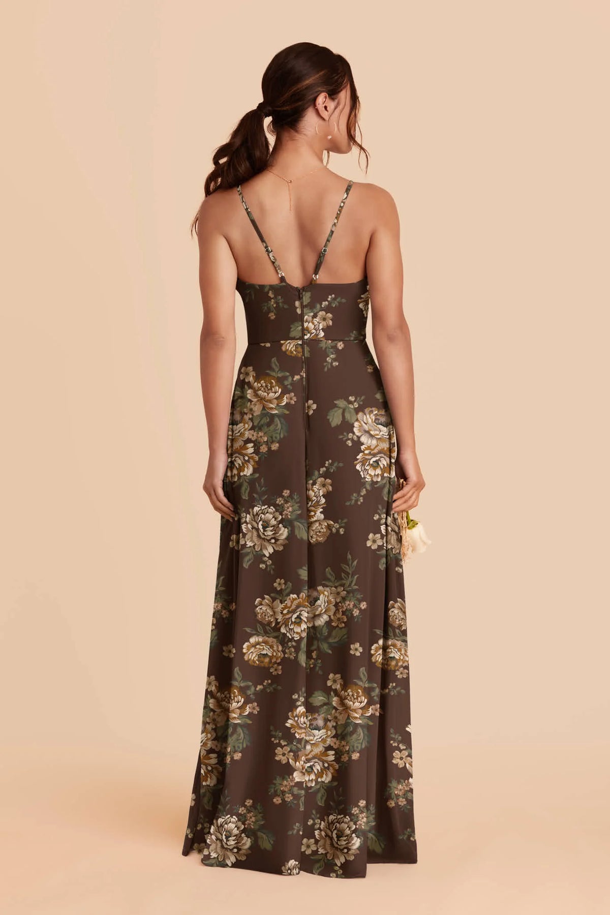 Margot Rustic Meadows back view bridesmaid dress