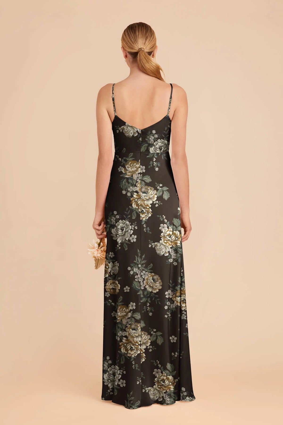 Elara Rustic Meadows back view bridesmaid dress