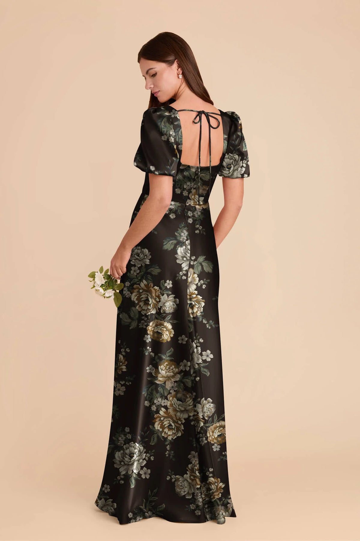 Selene Rustic Meadows back view bridesmaid dress