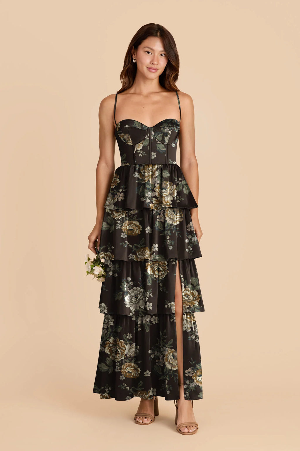 Calista Rustic Meadows back view bridesmaid dress