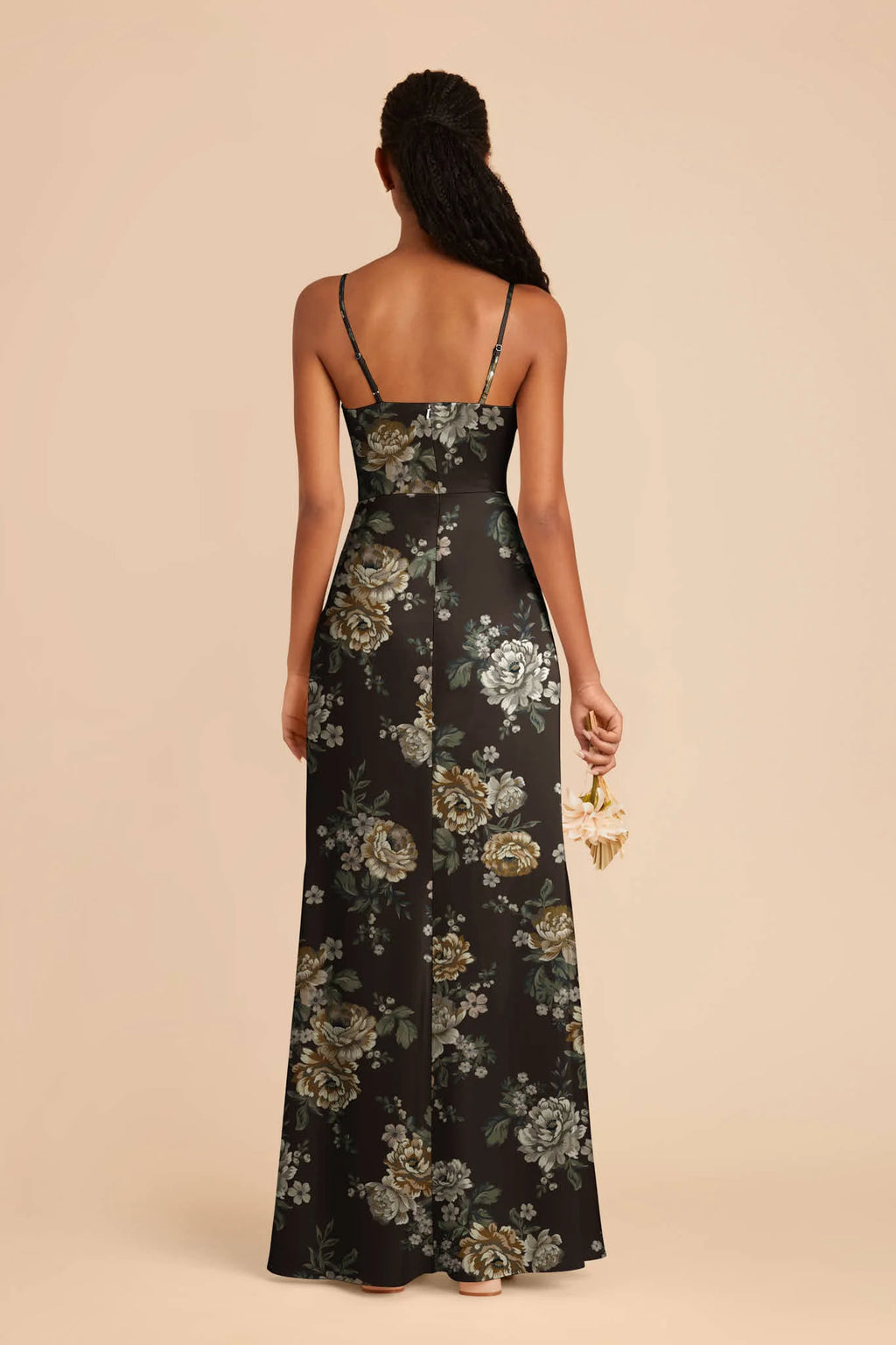 Sabine Rustic Meadows back view bridesmaid dress