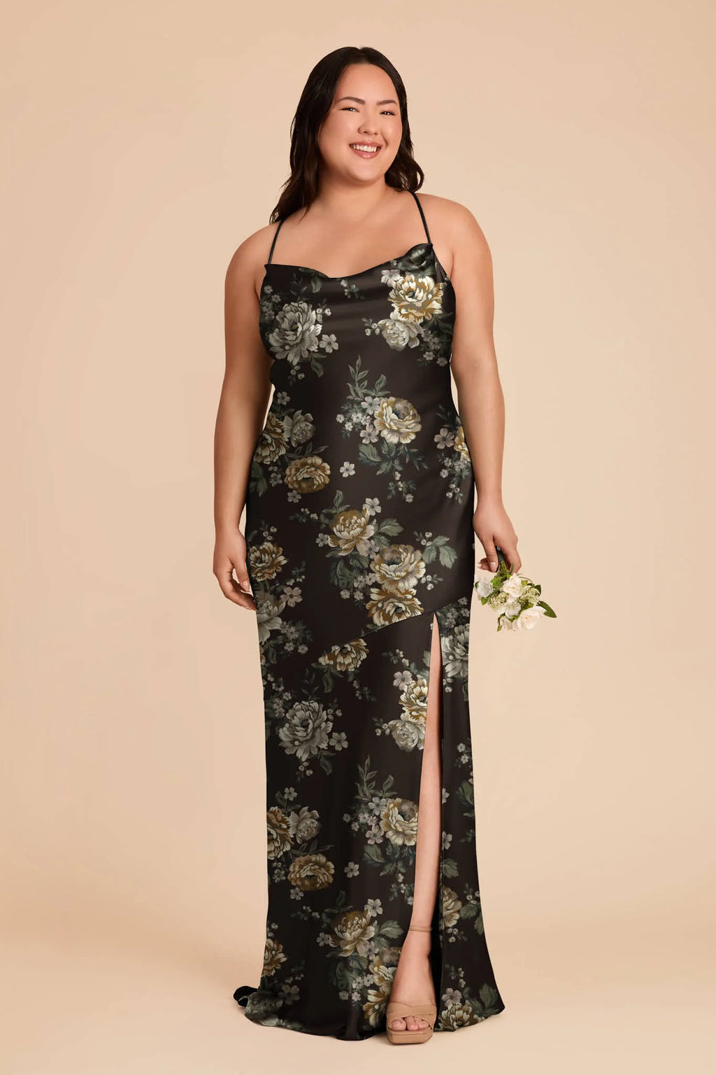 Estelle Rustic Meadows front view bridesmaid dress