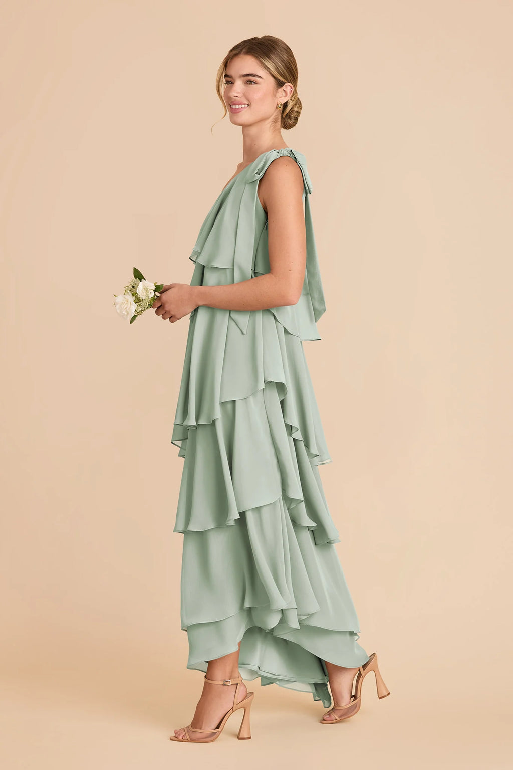 Marisol Sage alternate view 2 bridesmaid dress