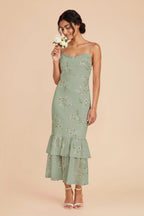 Liora Sage Le Fleur front view bridesmaid dress