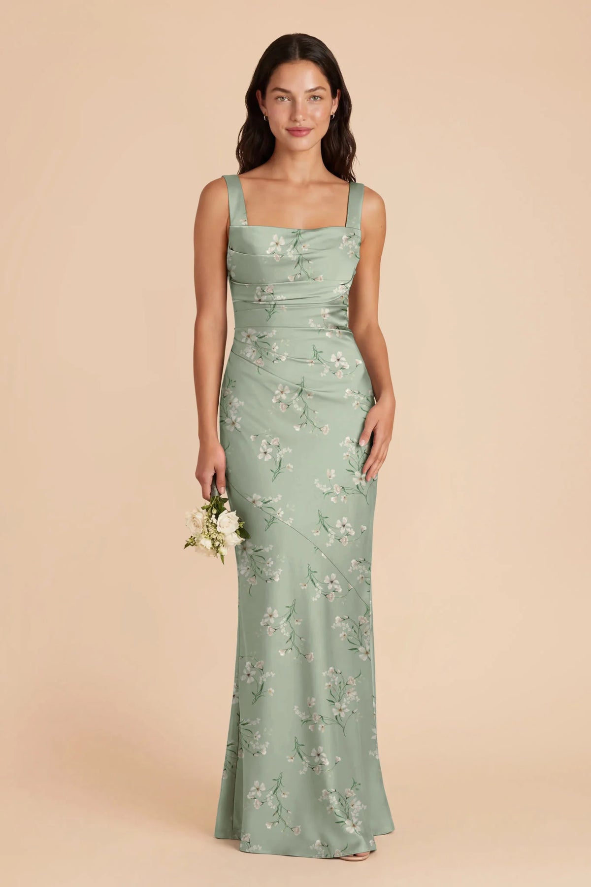 Colette Sage Le Fleur front view bridesmaid dress