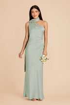 Ariadne Sage front view bridesmaid dress
