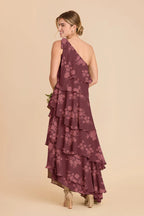 Marisol Sangria Whimsical Blooms alternate view 1 bridesmaid dress