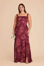 Elowen Sangria Whimsical Blooms alternate view 1 bridesmaid dress