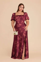 Selene Sangria Whimsical Blooms alternate view 1 bridesmaid dress