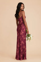 Noelle Sangria Whimsical Blooms alternate view 1 bridesmaid dress