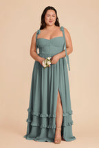 Daphne Sea Glass alternate view 1 bridesmaid dress