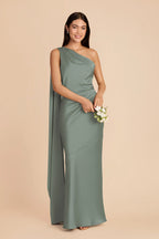 Ariadne Sea Glass alternate view 1 bridesmaid dress