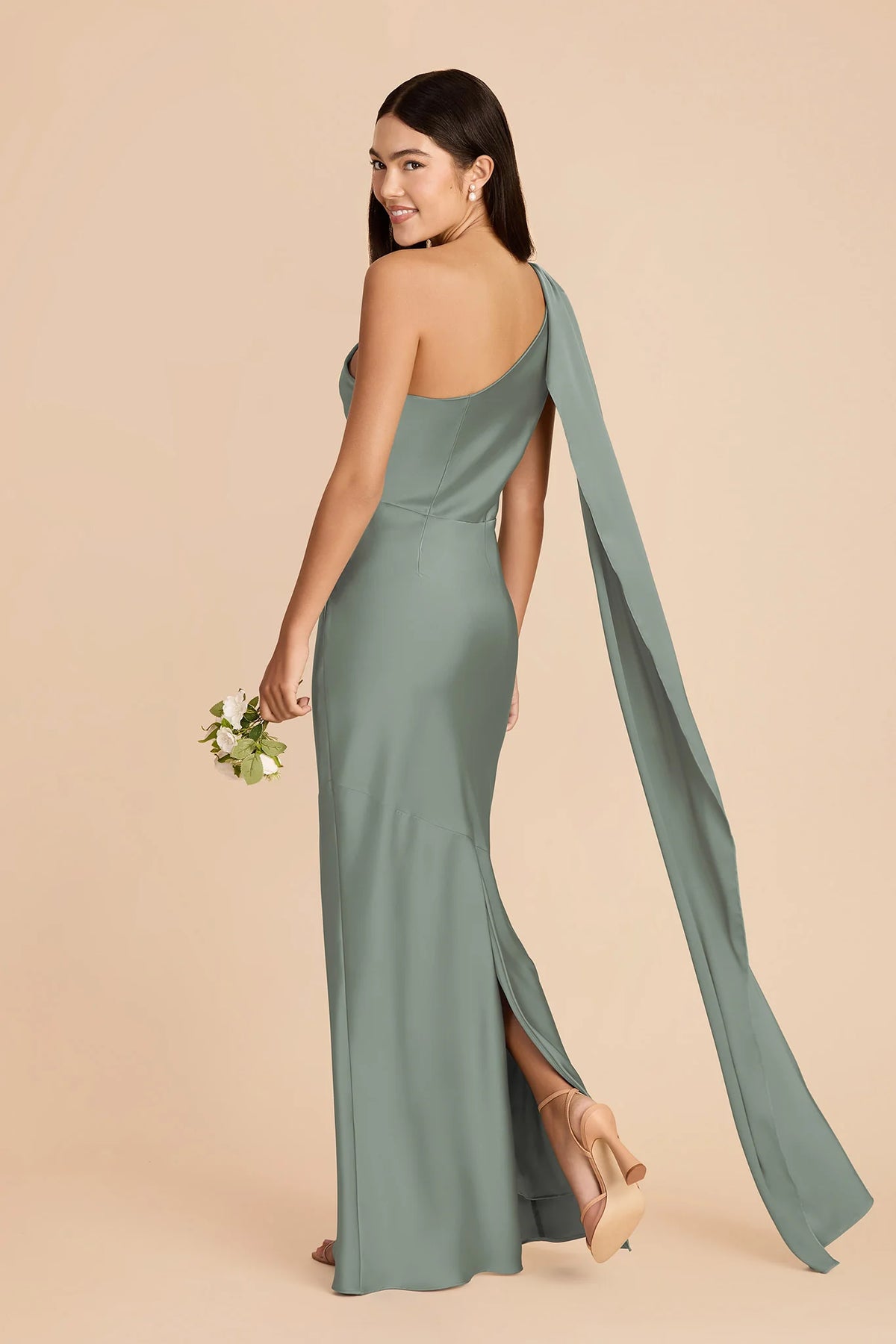 Ariadne Sea Glass alternate view 3 bridesmaid dress