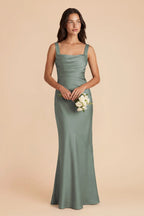 Colette Sea Glass alternate view 1 bridesmaid dress