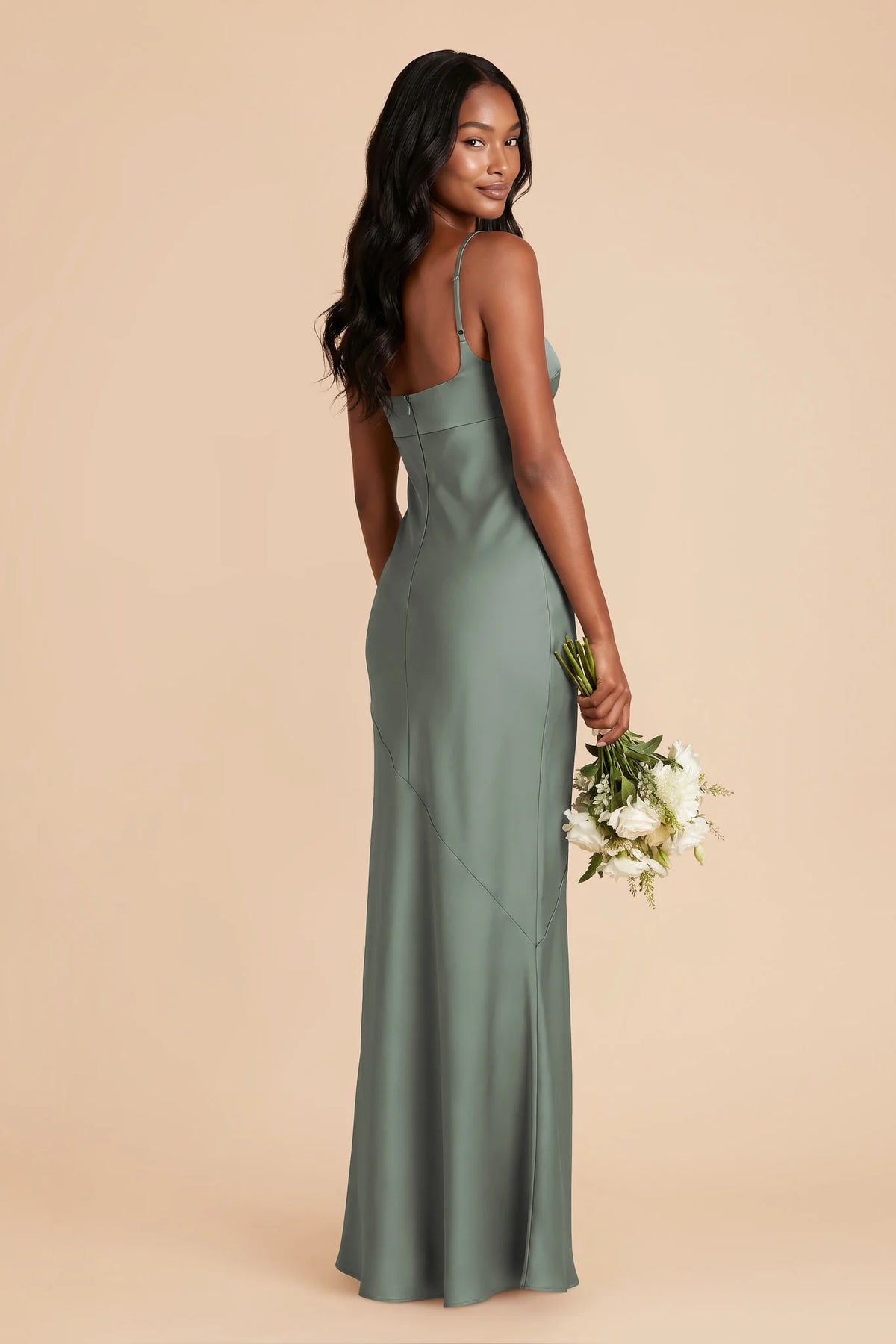 Noelle Sea Glass alternate view 2 bridesmaid dress