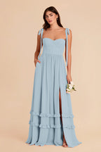 Daphne Sky Blue alternate view 3 bridesmaid dress