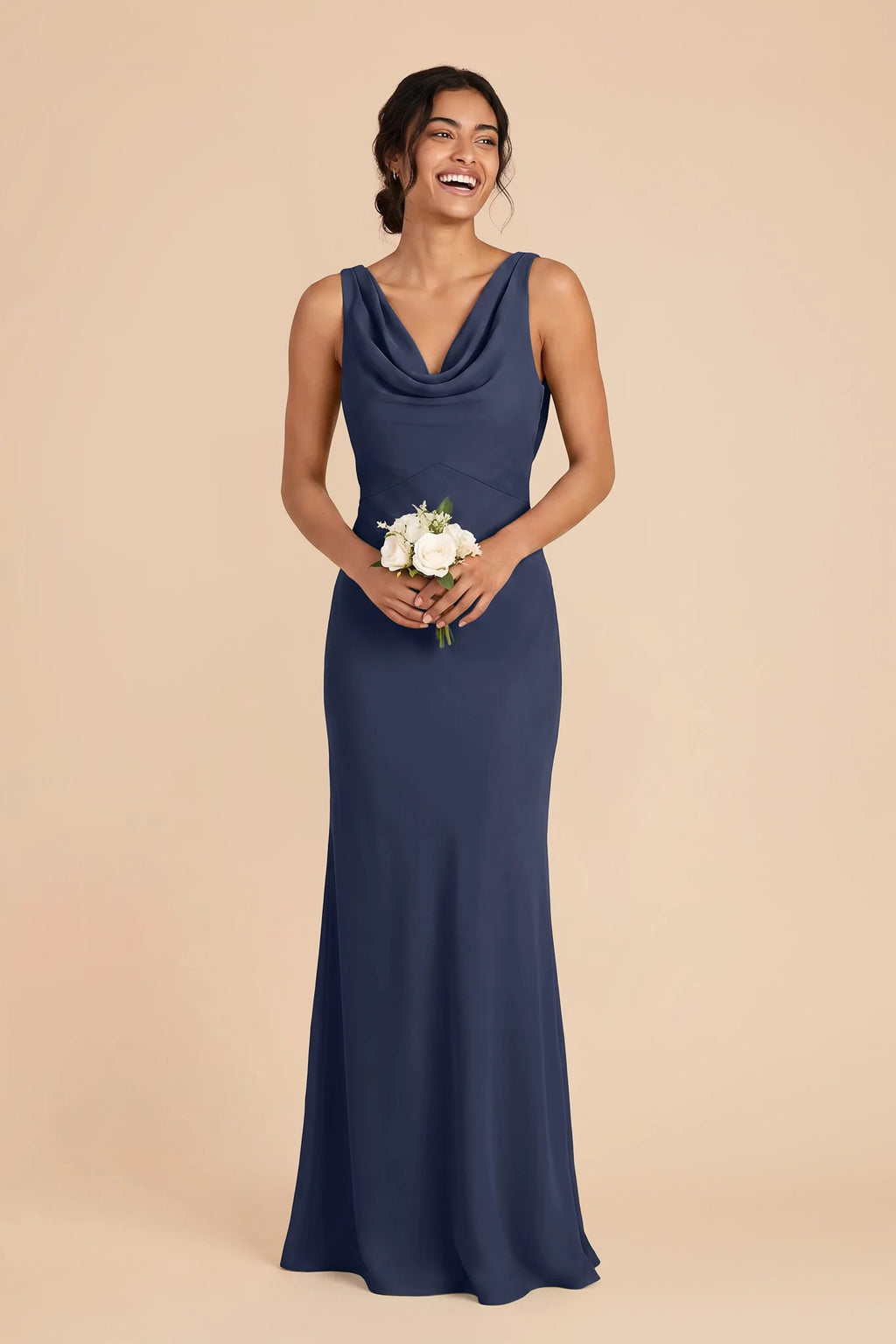 Odette Slate Blue alternate view 1 bridesmaid dress